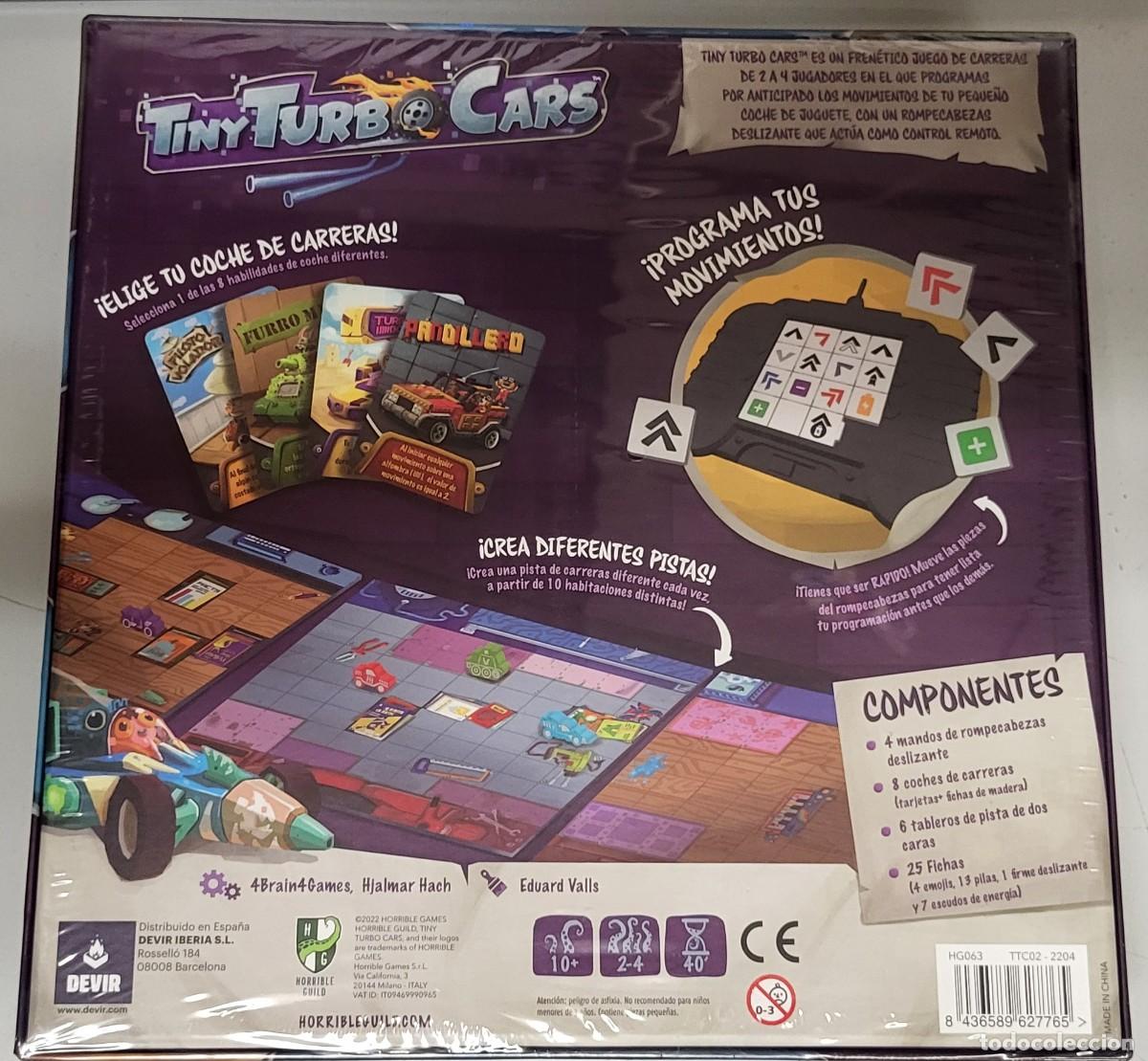 Juegos de mesa: TINY TURBO CARS - JUEGO DE MESA / DEVIR - PRECINTADO - Foto 2