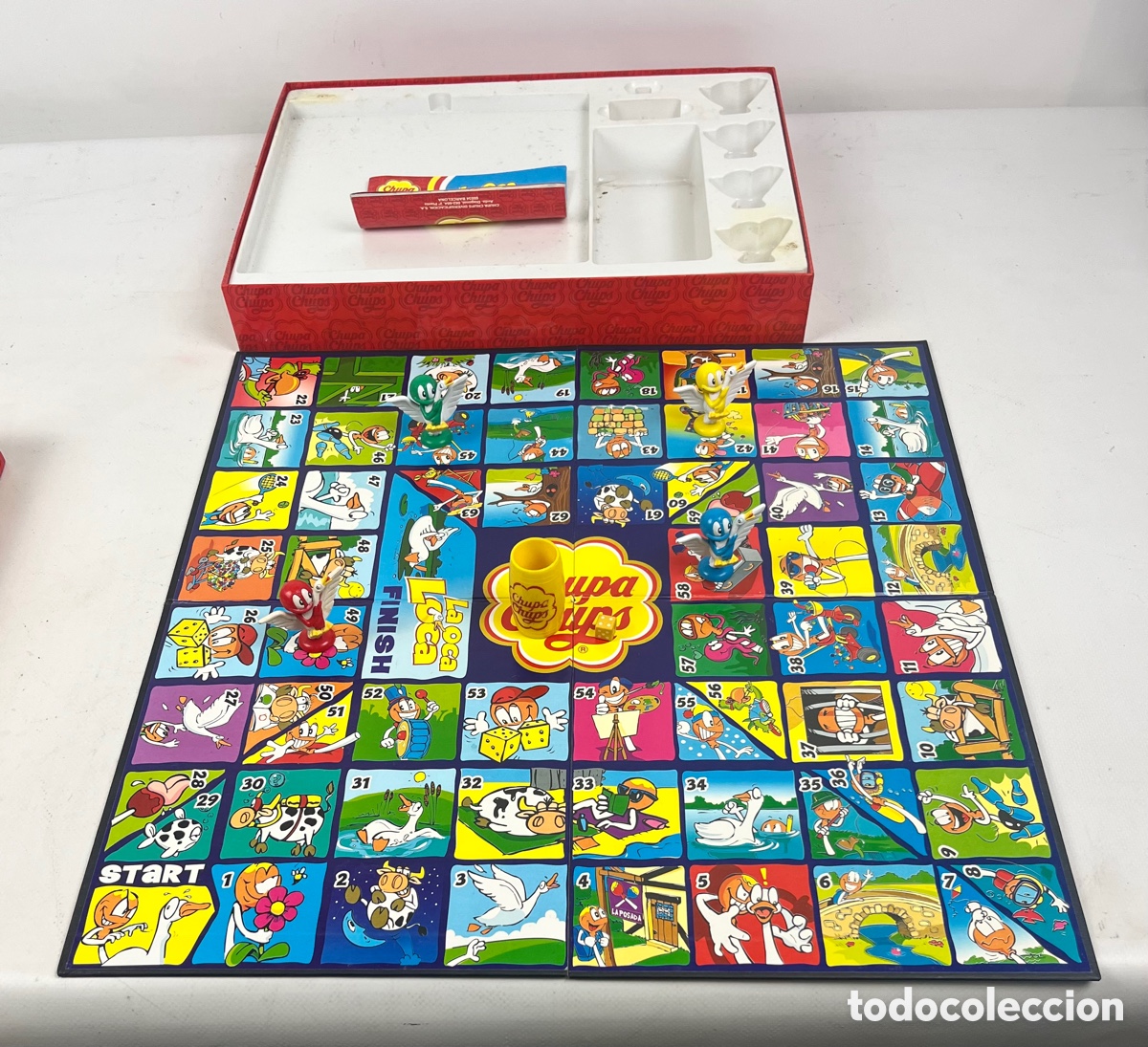 Juegos de mesa: JUEGO: LA OCA LOCA - CHUPA CHUPS - COMPLETO - Foto 2