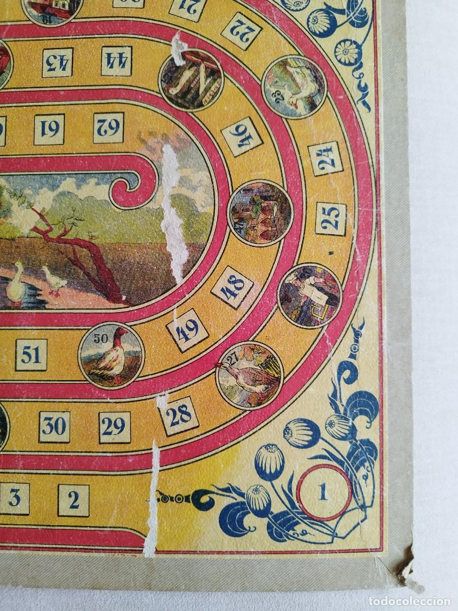 Juegos de mesa: Tablero alem&aacute;n juego de la oca. - Foto 3