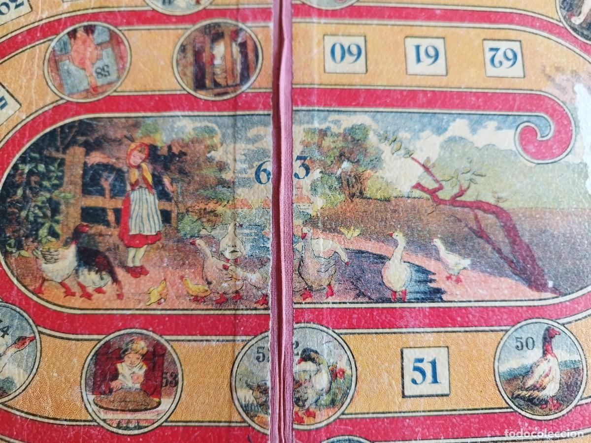 Juegos de mesa: Tablero alem&aacute;n juego de la oca. - Foto 4