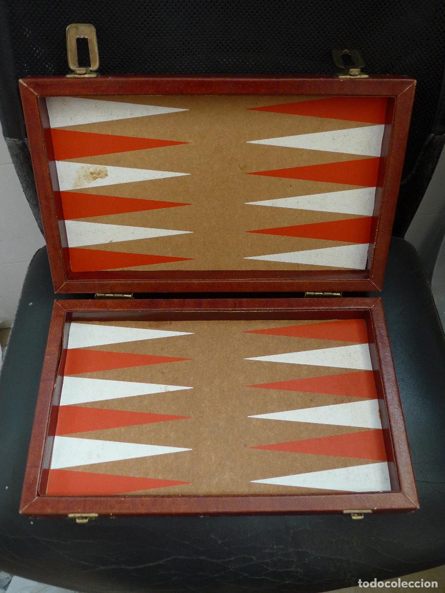 Juegos de mesa: JUEGO DE MESA BACKGAMMON CON PUBLICIDAD DE WHITE LABEL - Foto 7