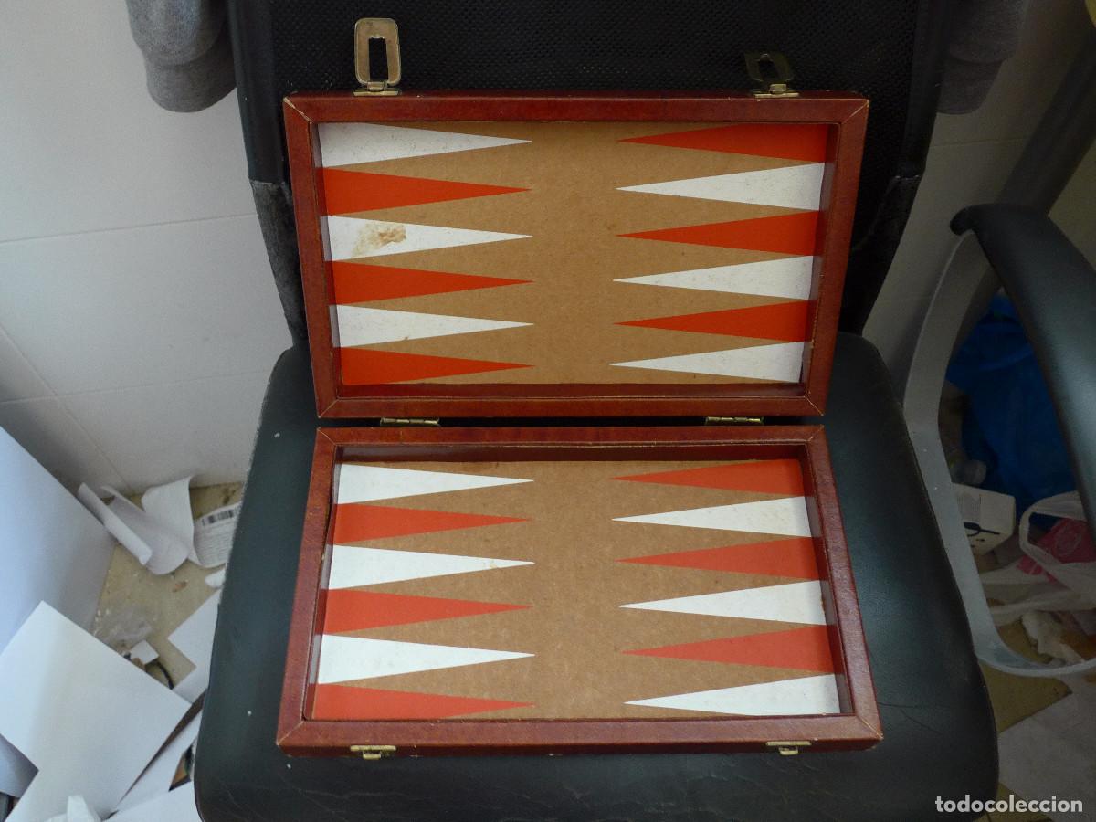 Juegos de mesa: JUEGO DE MESA BACKGAMMON CON PUBLICIDAD DE WHITE LABEL - Foto 8