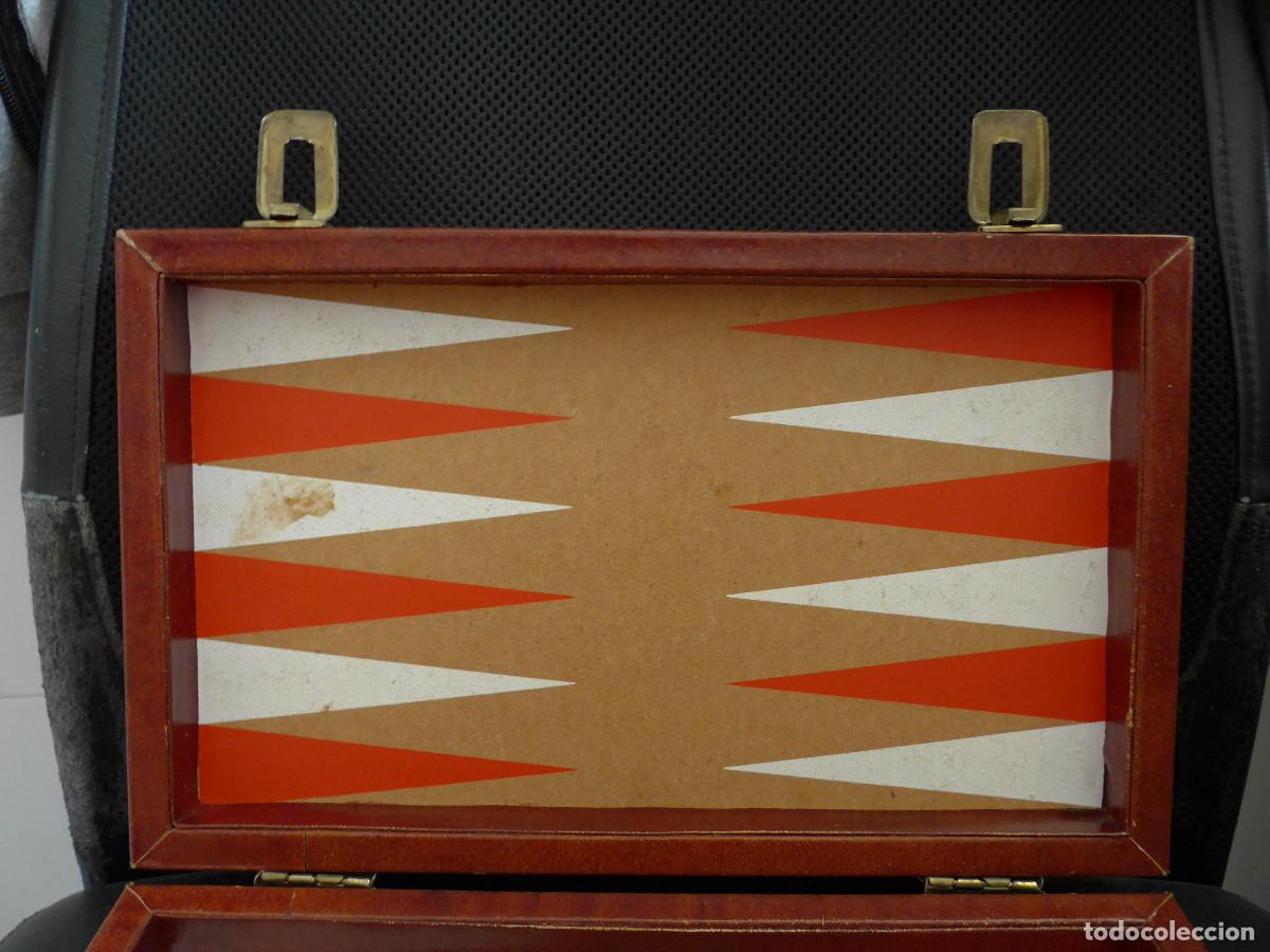 Juegos de mesa: JUEGO DE MESA BACKGAMMON CON PUBLICIDAD DE WHITE LABEL - Foto 9