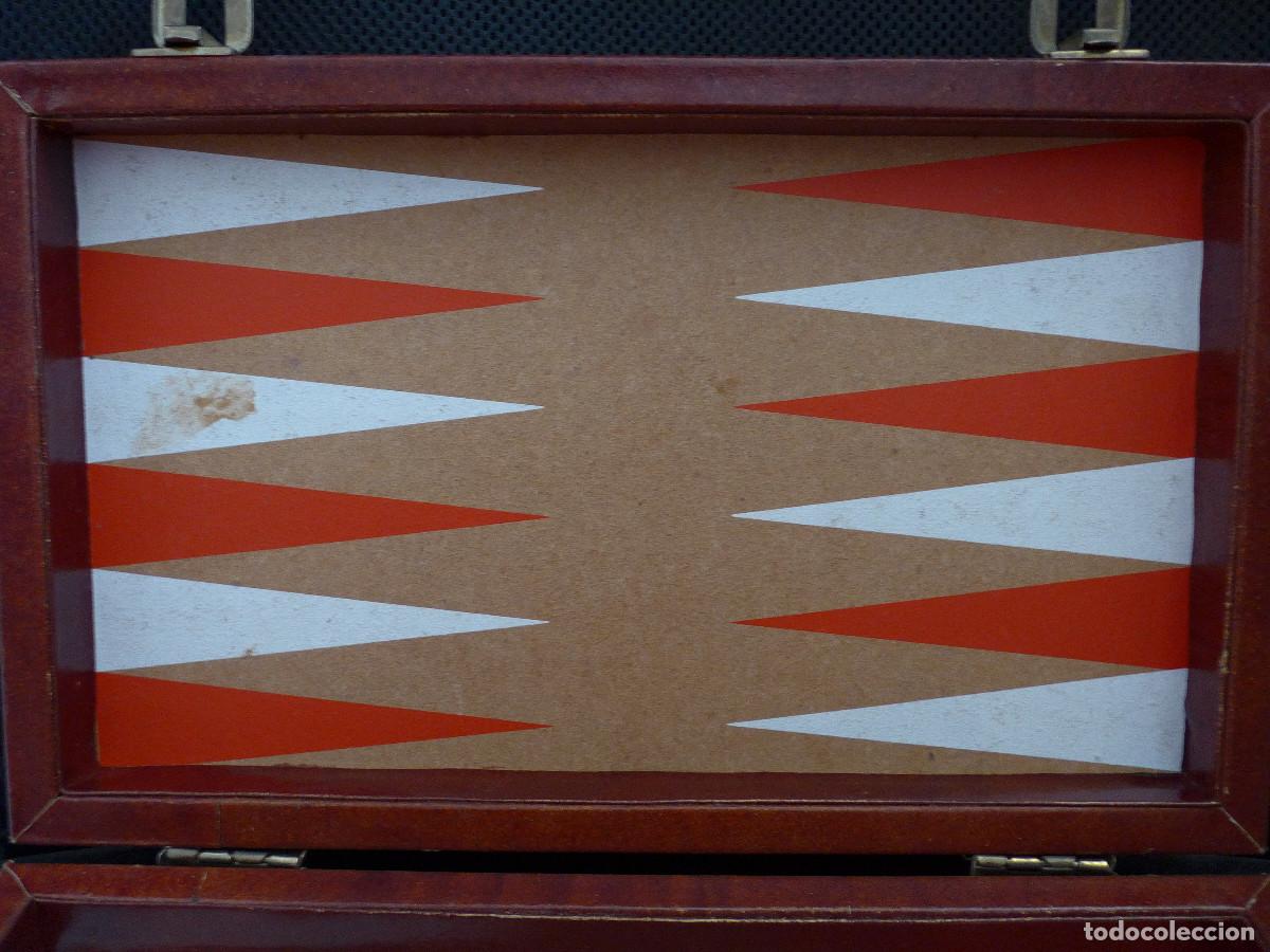 Juegos de mesa: JUEGO DE MESA BACKGAMMON CON PUBLICIDAD DE WHITE LABEL - Foto 10
