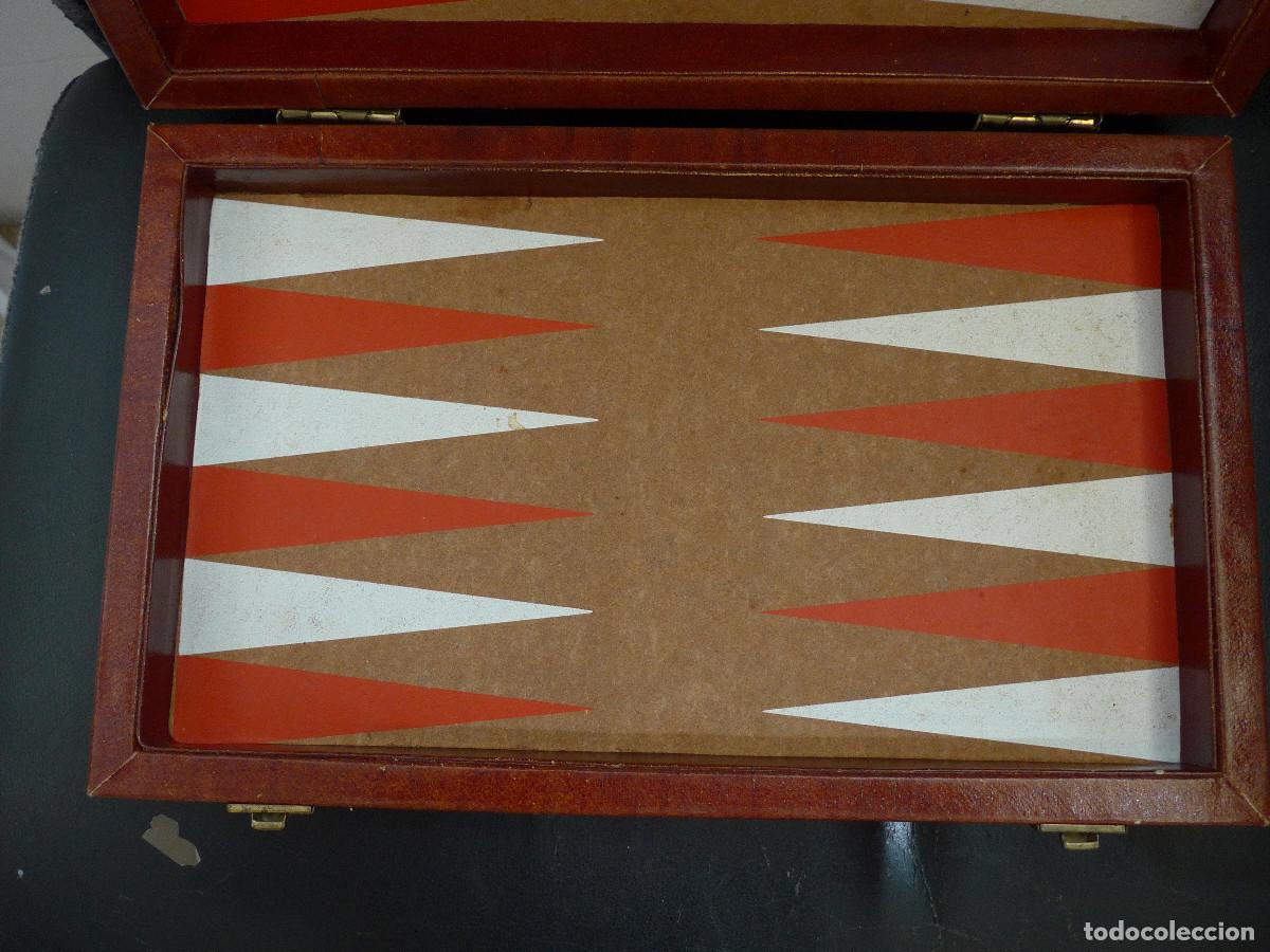 Juegos de mesa: JUEGO DE MESA BACKGAMMON CON PUBLICIDAD DE WHITE LABEL - Foto 11