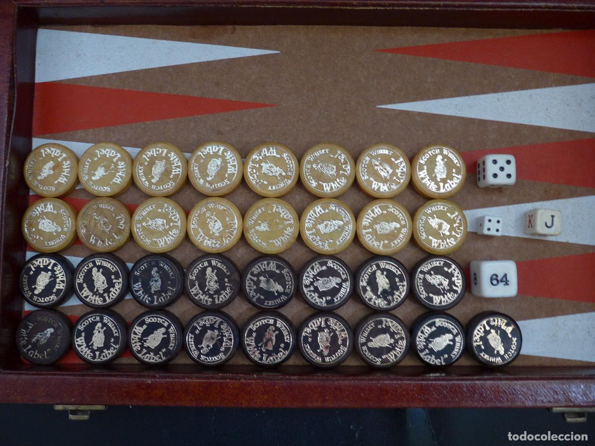 Juegos de mesa: JUEGO DE MESA BACKGAMMON CON PUBLICIDAD DE WHITE LABEL - Foto 14
