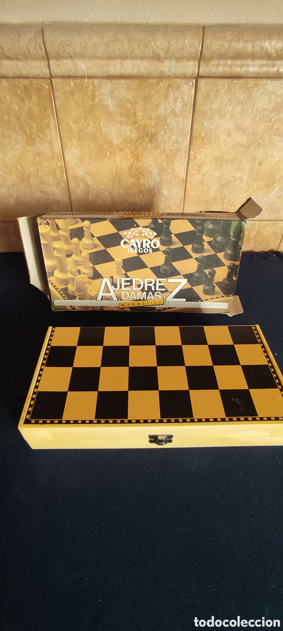 Juegos de mesa: Juego de ajedrez y damas magnetico - Foto 2