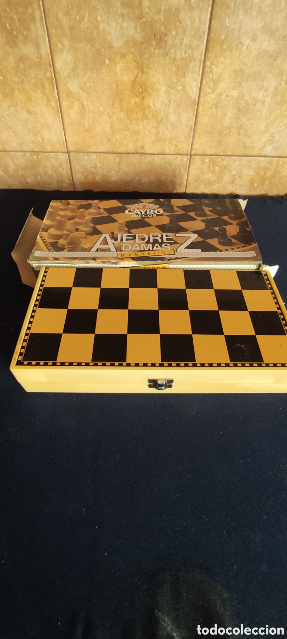 Juegos de mesa: Juego de ajedrez y damas magnetico - Foto 3