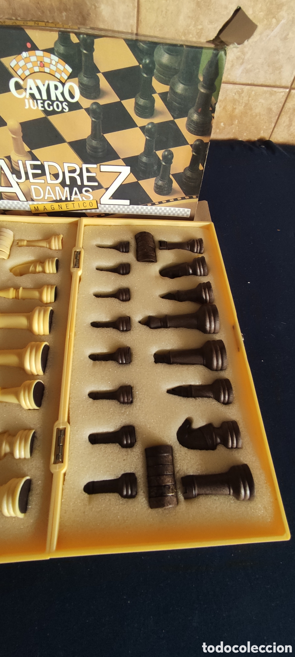 Juegos de mesa: Juego de ajedrez y damas magnetico - Foto 6