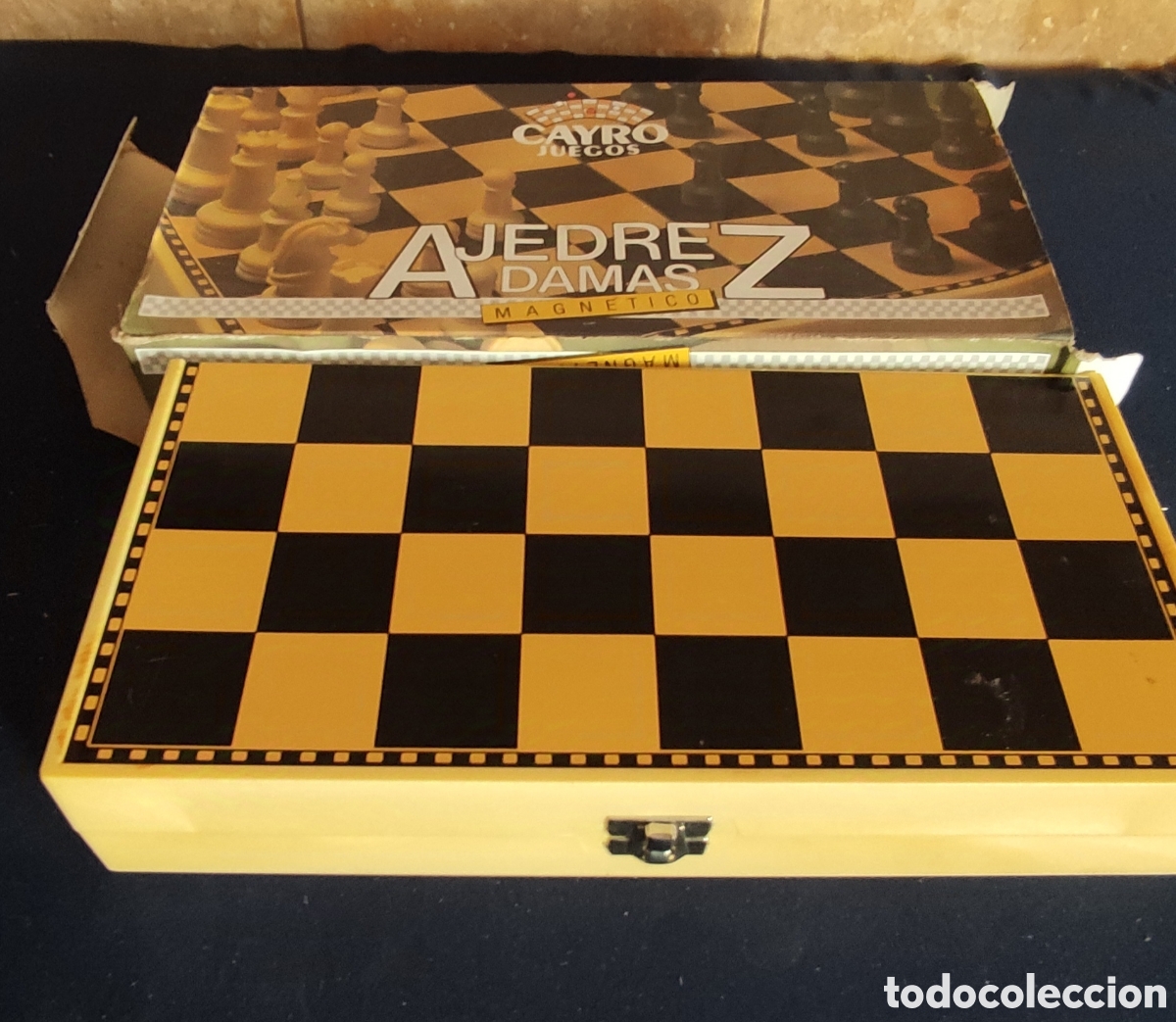Juegos de mesa: Juego de ajedrez y damas magnetico - Foto 1