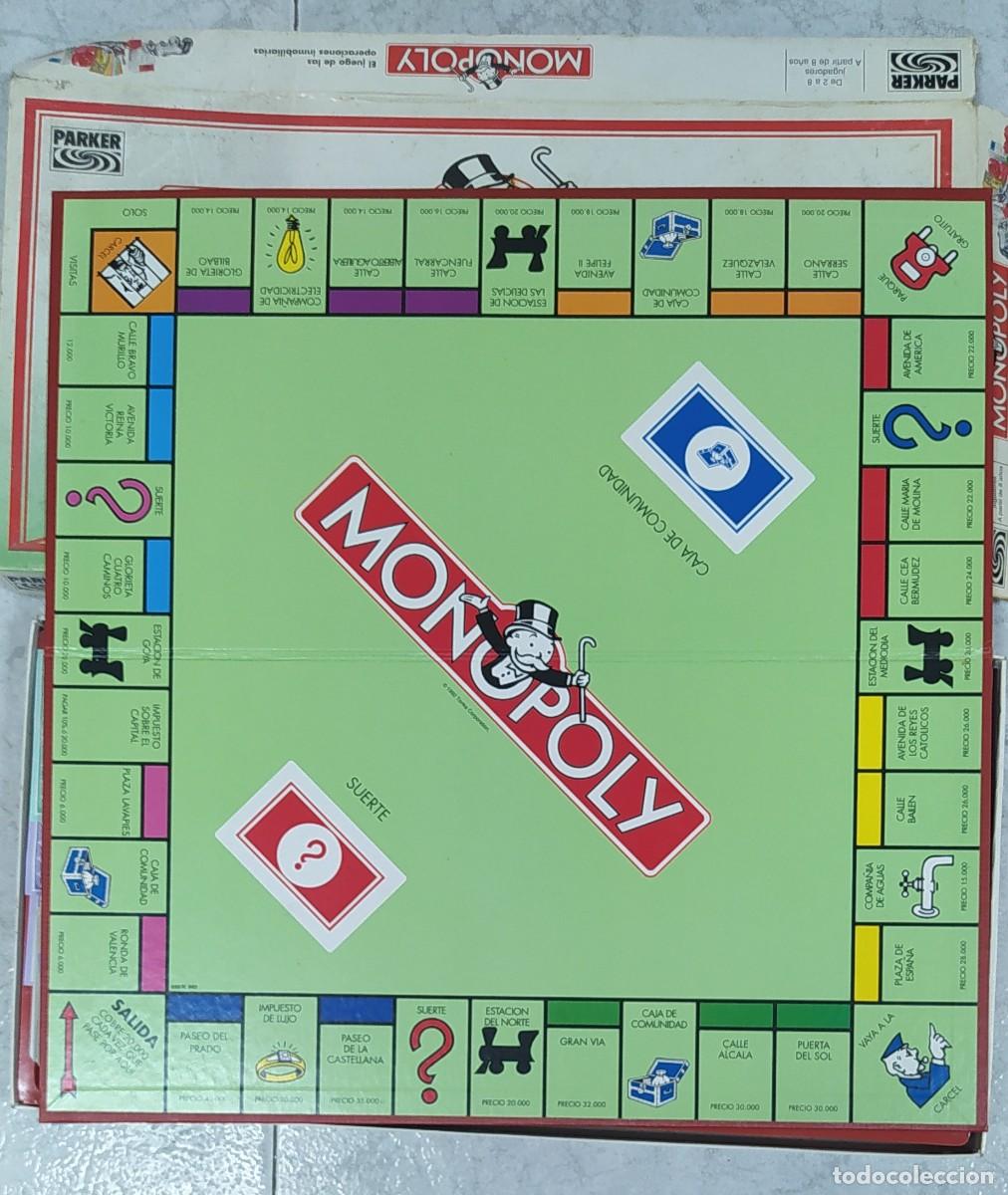 Juegos de mesa: MONOPOLY PARKER 1992 CALLES DE MADRID - Foto 2