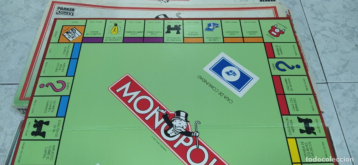 Juegos de mesa: MONOPOLY PARKER 1992 CALLES DE MADRID - Foto 3