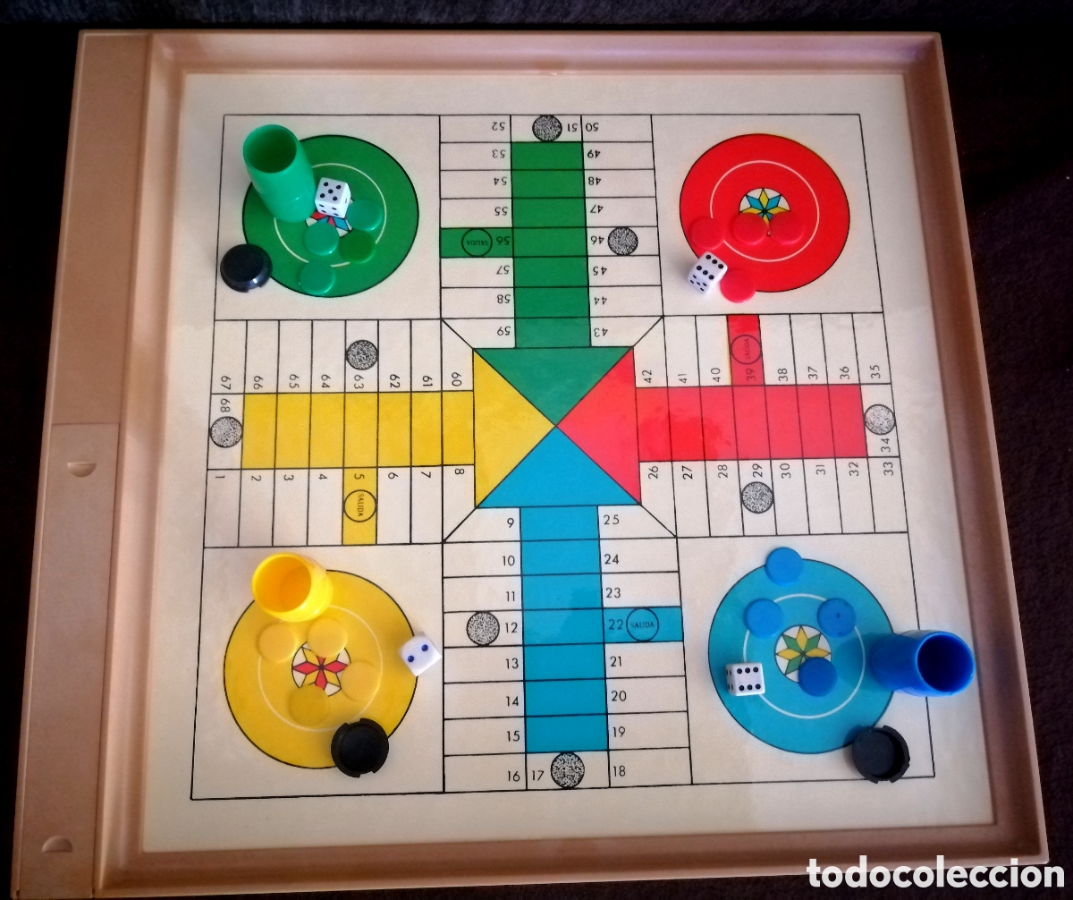 Juegos de mesa: Parch&iacute;s Damas Marig&oacute; antiguo - Foto 6