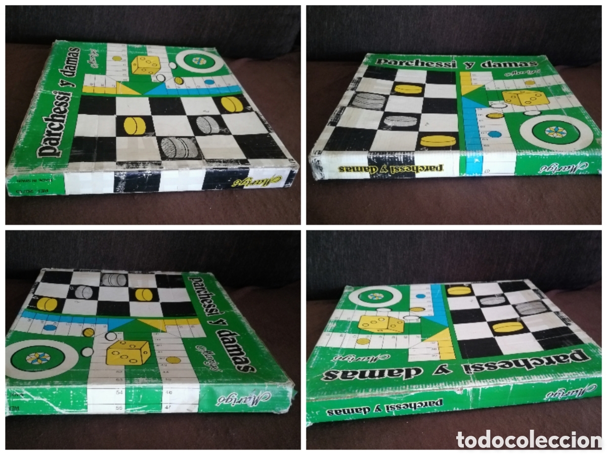 Juegos de mesa: Parch&iacute;s Damas Marig&oacute; antiguo - Foto 12