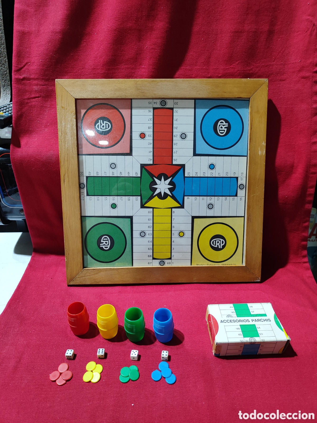 Juegos de mesa: Antiguo parch&iacute;s y oca Cirp Infansol - Foto 1