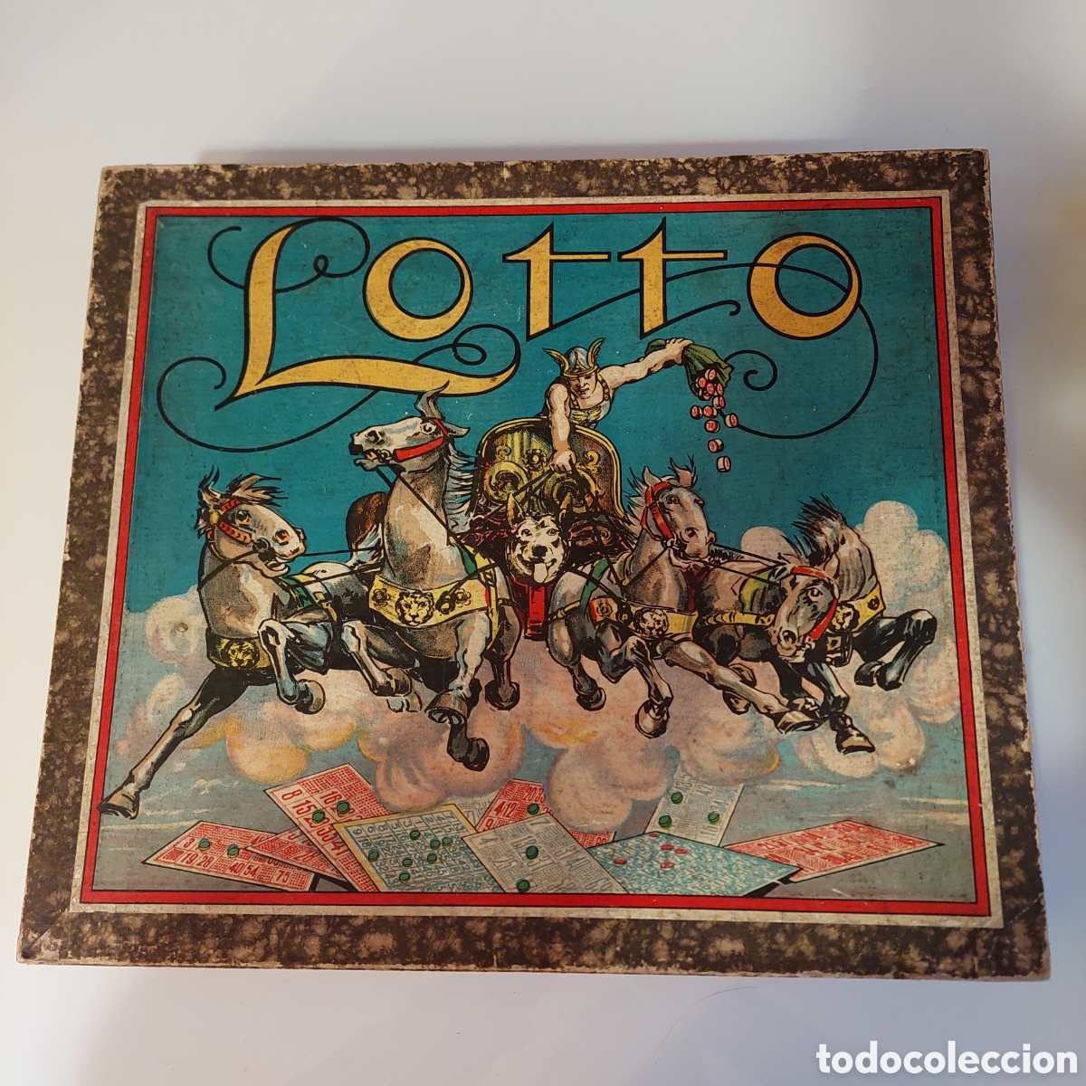 Juegos de mesa: Juego de mesa LOTTO a&ntilde;o 1950 - Foto 21