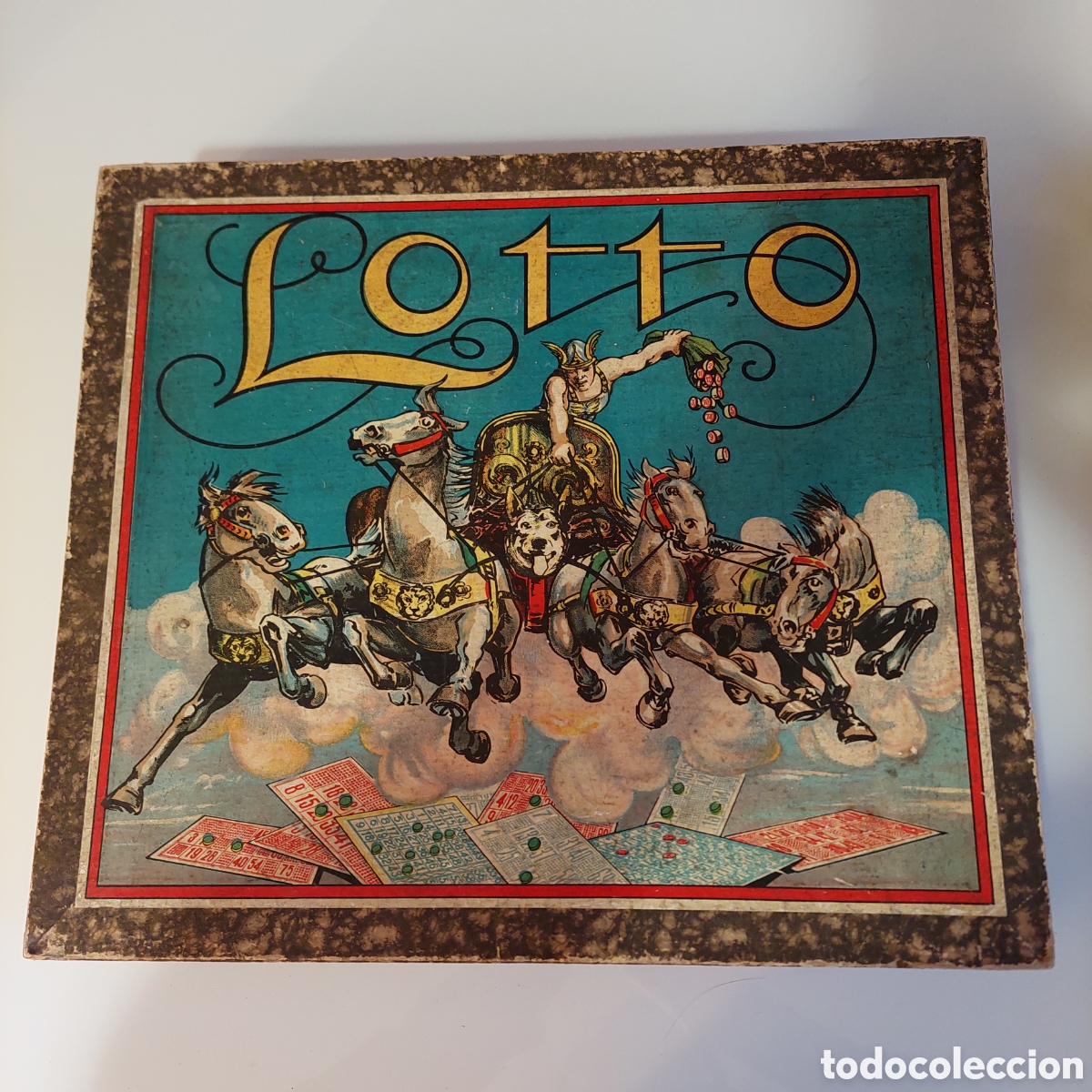 Juegos de mesa: Juego de mesa LOTTO a&ntilde;o 1950 - Foto 22