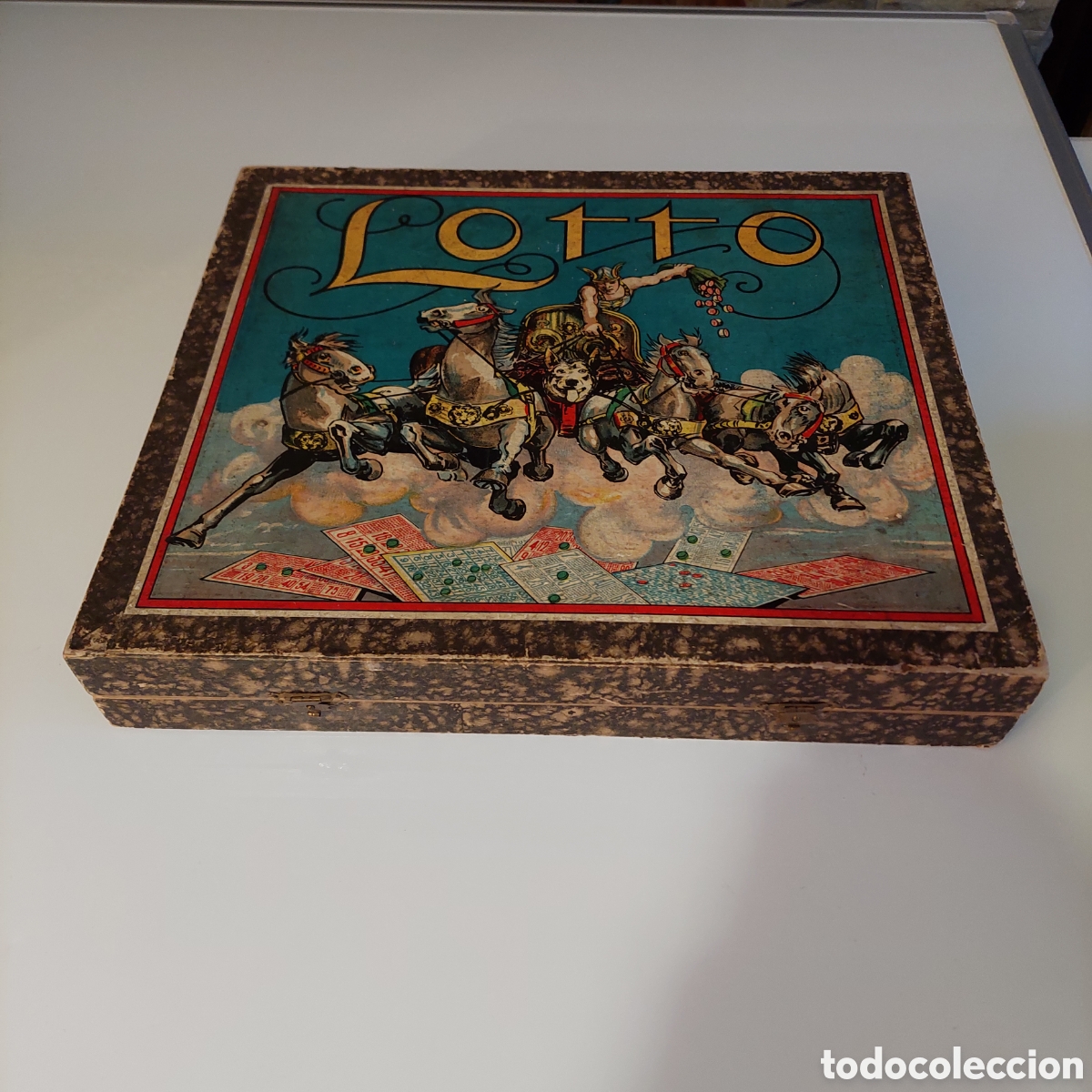 Juegos de mesa: Juego de mesa LOTTO a&ntilde;o 1950 - Foto 27