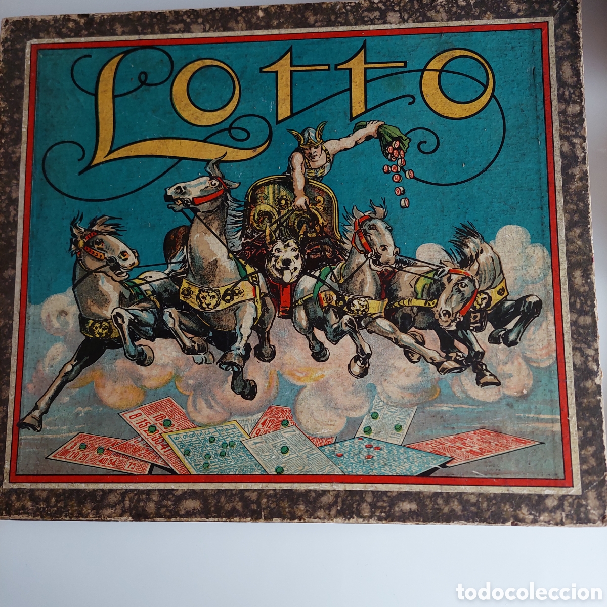 Juegos de mesa: Juego de mesa LOTTO a&ntilde;o 1950 - Foto 1