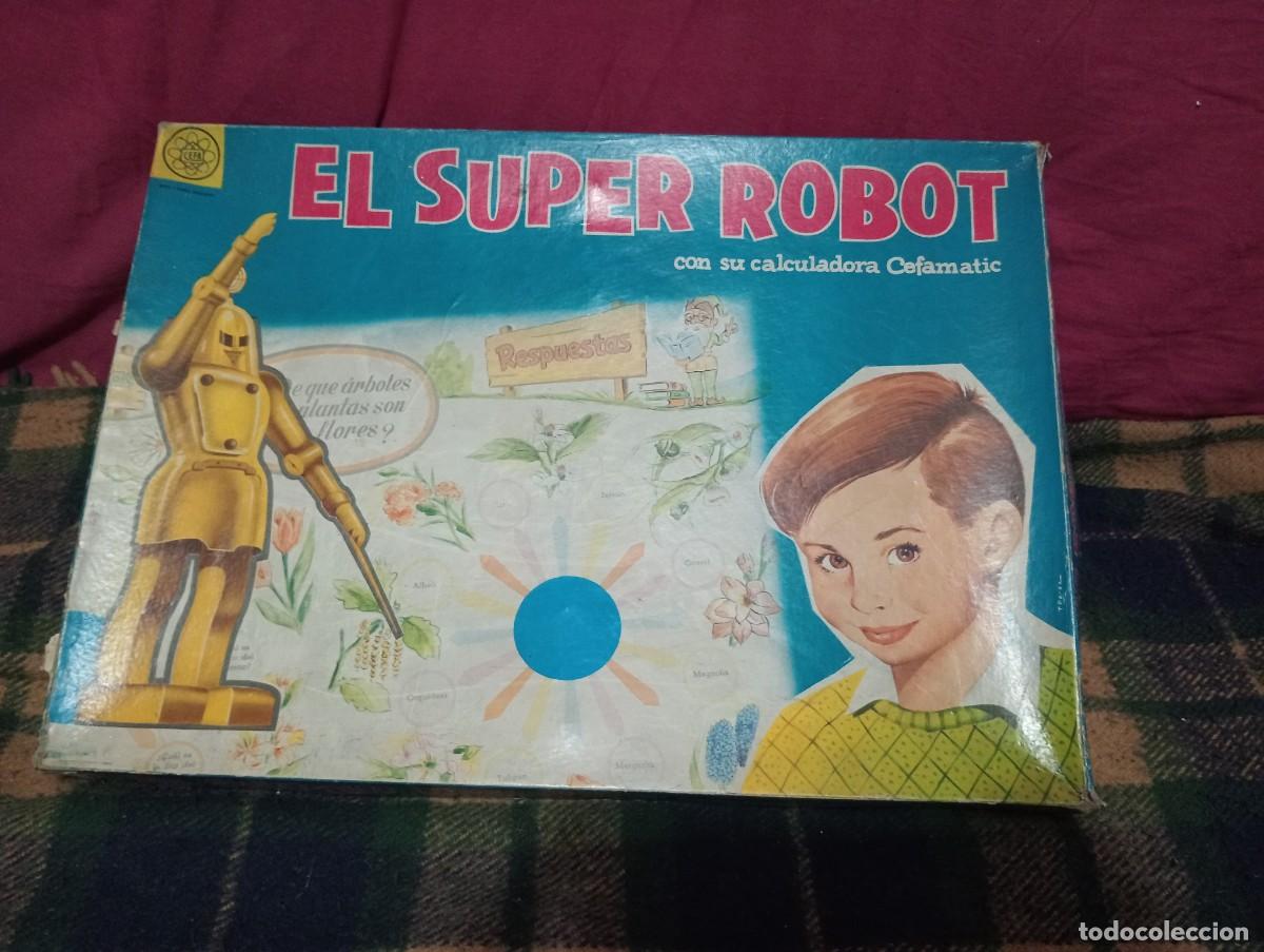 Juegos de mesa: Antigua caja con el juego SUPER ROBOT - Foto 1