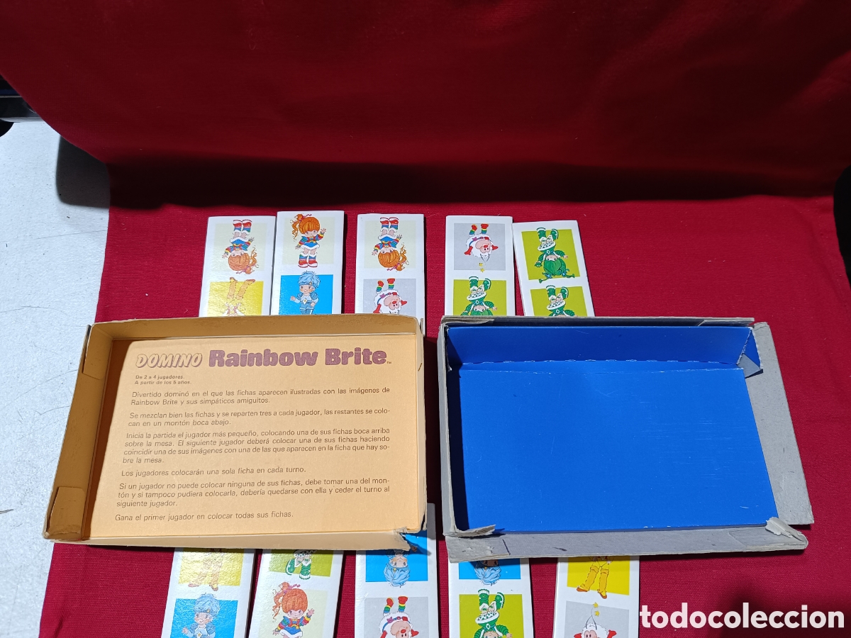Juegos de mesa: Domino Rainbow Brite a&ntilde;os 80 - Foto 2