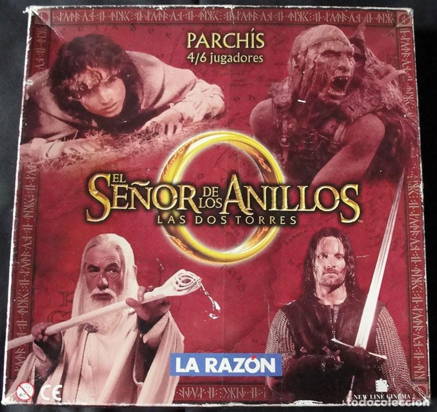 Juegos de mesa: PARCHIS EL SE&Ntilde;OR DE LOS ANILLOS LA RAZON - COMPLETO - - Foto 1