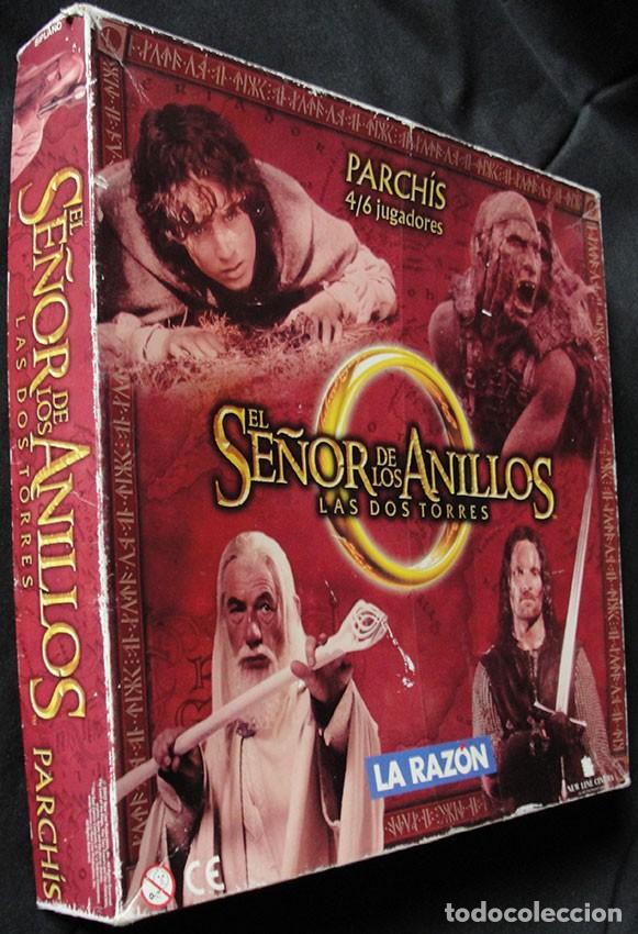 Juegos de mesa: PARCHIS EL SE&Ntilde;OR DE LOS ANILLOS LA RAZON - COMPLETO - - Foto 2