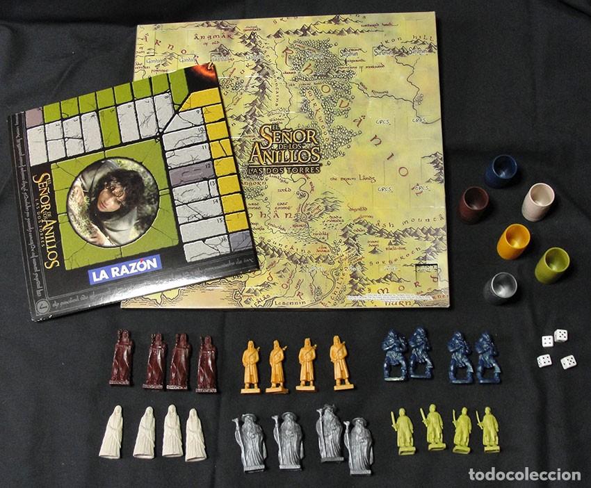 Juegos de mesa: PARCHIS EL SE&Ntilde;OR DE LOS ANILLOS LA RAZON - COMPLETO - - Foto 3