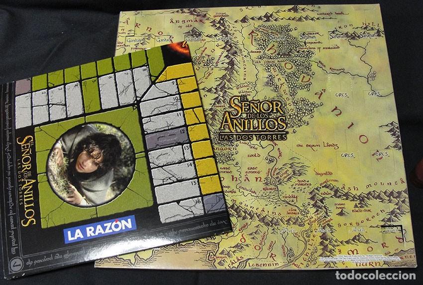 Juegos de mesa: PARCHIS EL SE&Ntilde;OR DE LOS ANILLOS LA RAZON - COMPLETO - - Foto 4