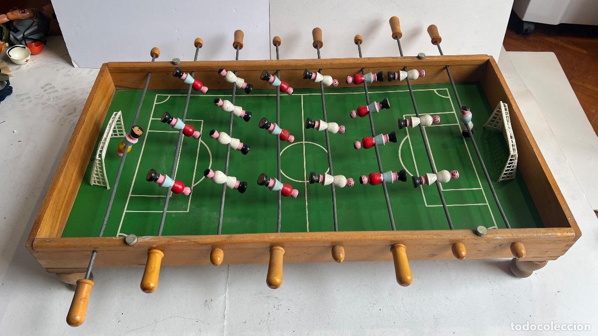 Juegos de mesa: Futbol&iacute;n a&ntilde;os 70 de madera VIAM - Foto 1