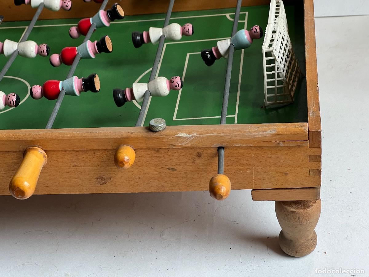Juegos de mesa: Futbol&iacute;n a&ntilde;os 70 de madera VIAM - Foto 5