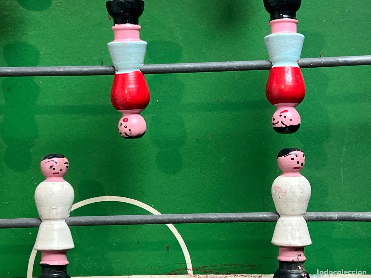 Juegos de mesa: Futbol&iacute;n a&ntilde;os 70 de madera VIAM - Foto 7