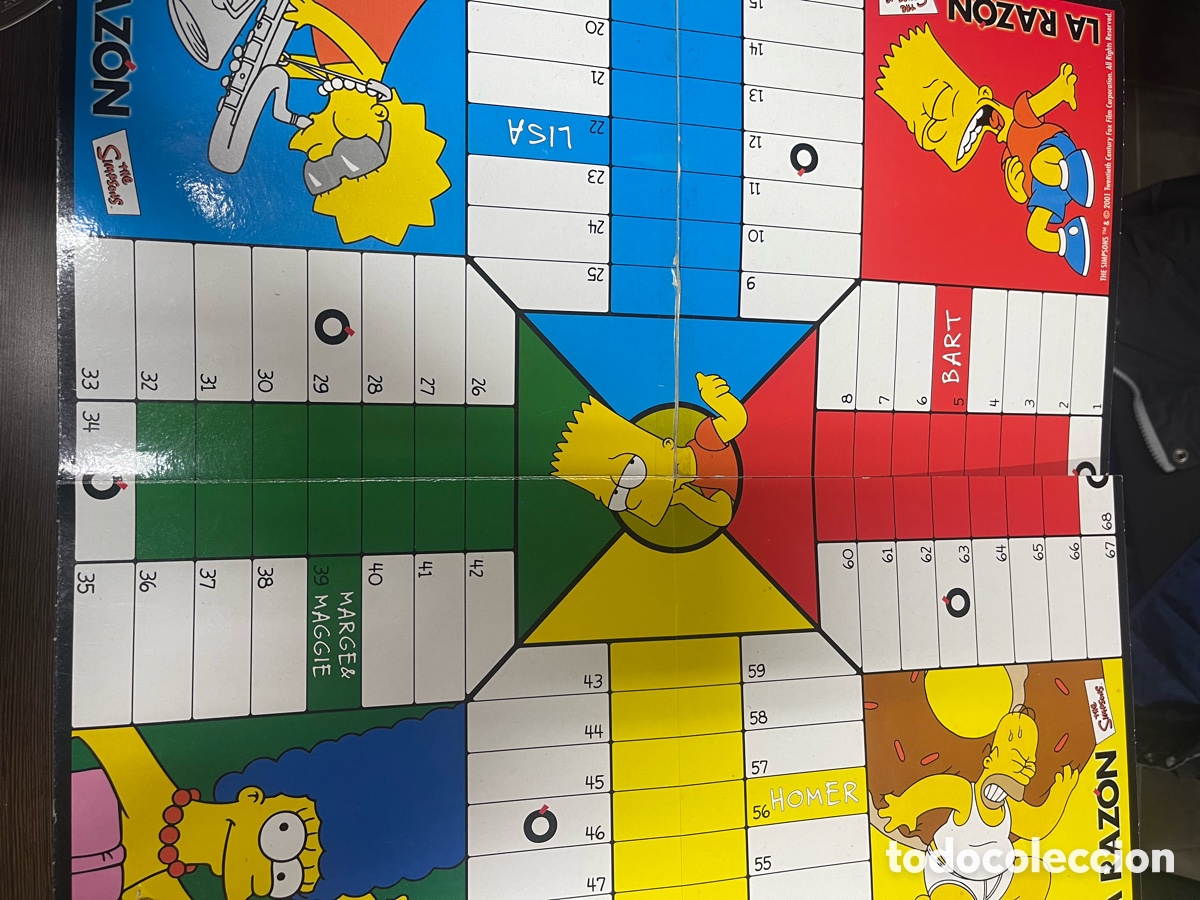 Juegos de mesa: Parch&iacute;s Los Simpsons - La Raz&oacute;n - Foto 3