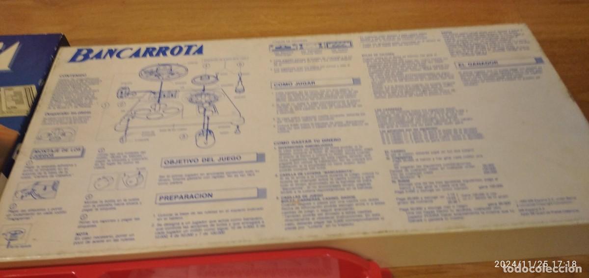 Juegos de mesa: BANCARROTA. MB. 1985. COMPLETO - Foto 6
