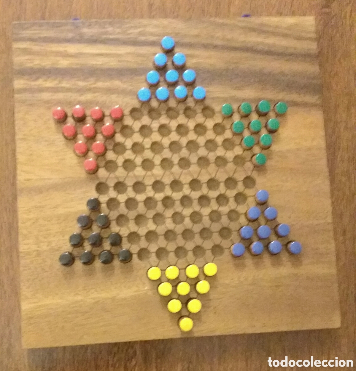 Juegos de mesa: JUEGO DE DAMAS CHINAS DE MADERA - Foto 1