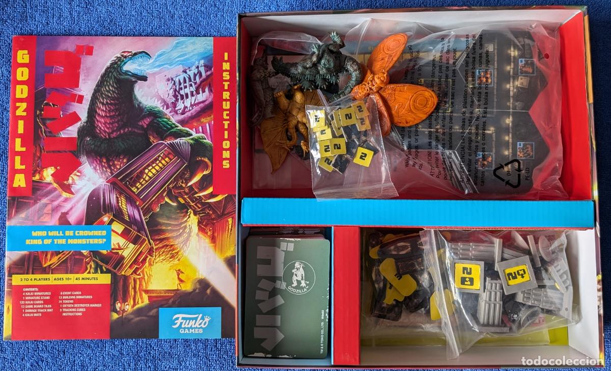 Juegos de mesa: Godzilla - Funko Games (2020) &iexcl;Completo! - Foto 2