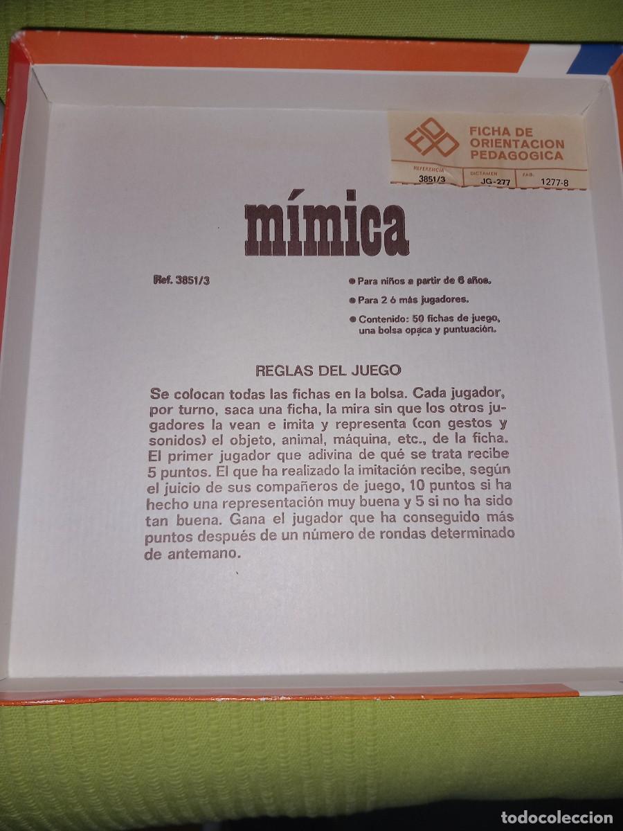 Juegos de mesa: Juego de mesa M&iacute;mica. Educa - Foto 3