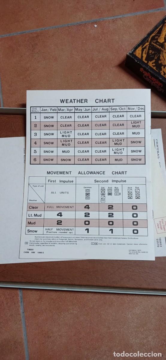 Juegos de mesa: Juego La campa&ntilde;a rusa de Avalon Hill - Foto 4