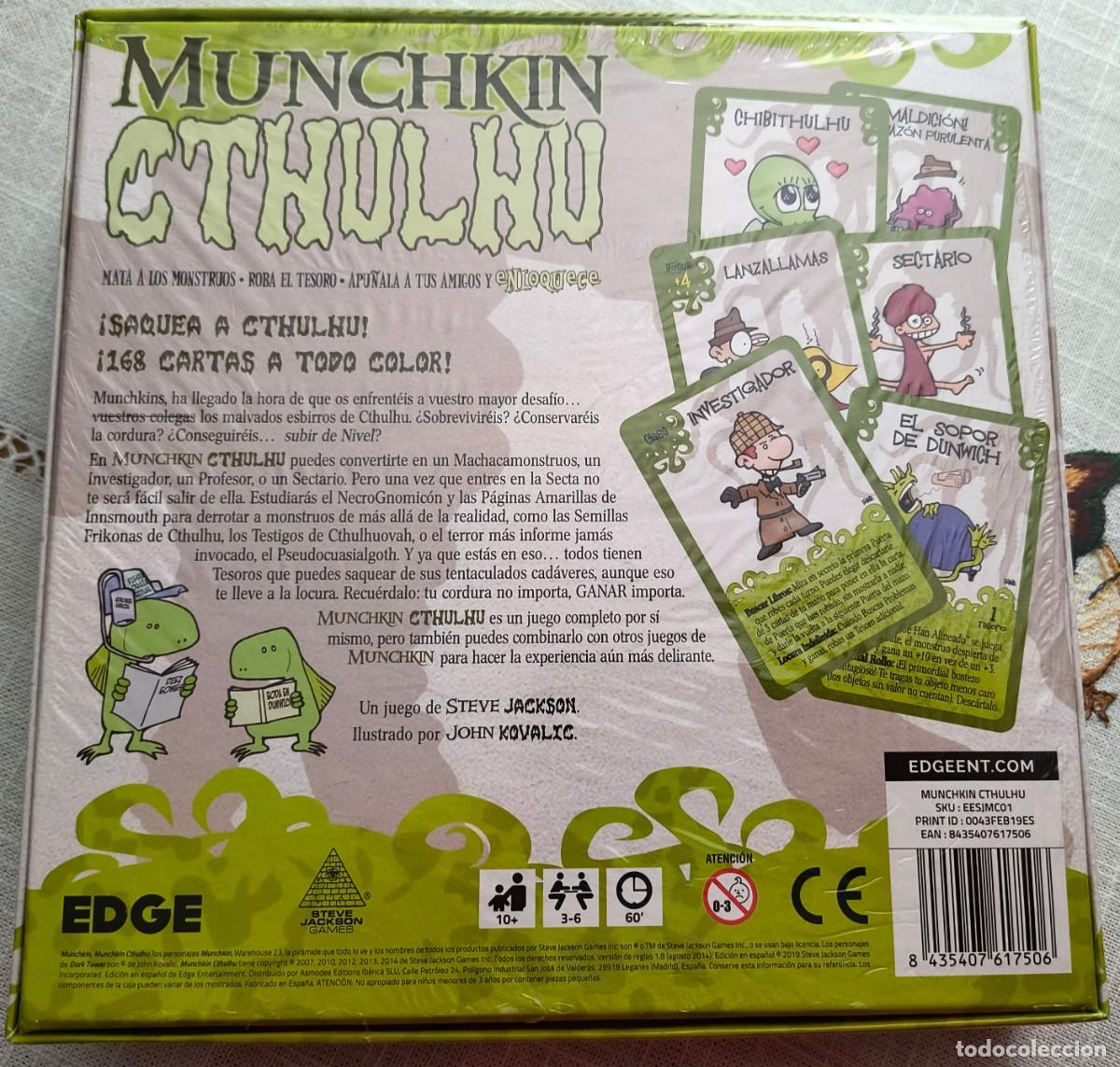 Juegos de mesa: JUEGO MUNCHKIN CTHULHU - A ESTRENAR - Foto 2