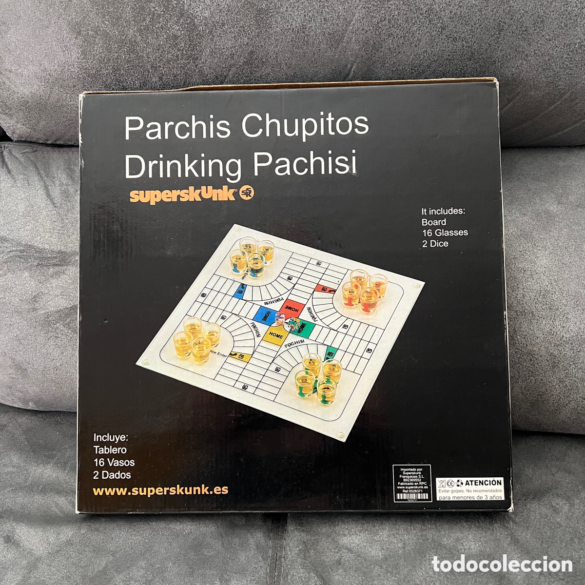 Juegos de mesa: Parch&iacute;s chupitos de cristal - Foto 1