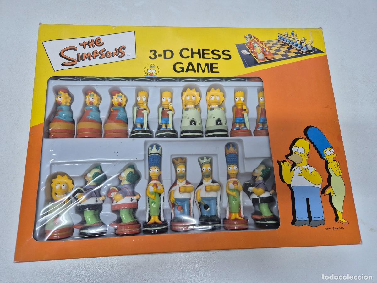 Juegos de mesa: 3-D CHESS GAME THE SIMPSONS . AJEDREZ DE LOS SIMPSONS - Foto 1