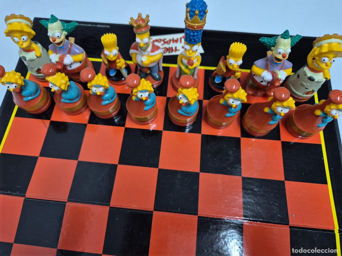 Juegos de mesa: 3-D CHESS GAME THE SIMPSONS . AJEDREZ DE LOS SIMPSONS - Foto 7