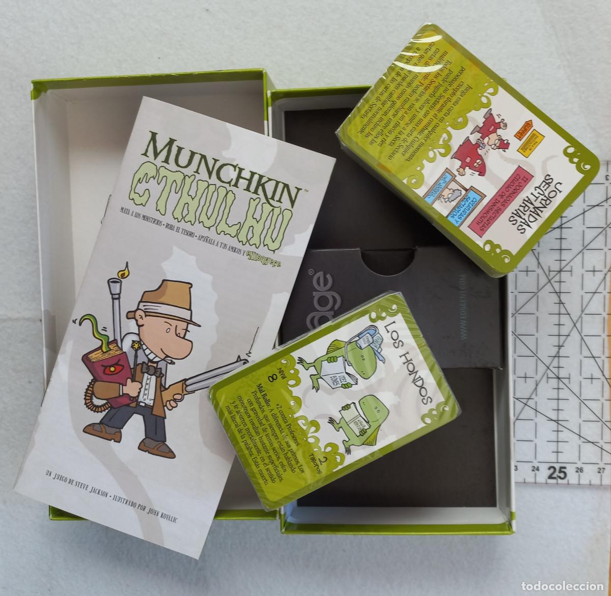 Juegos de mesa: Munchkin Cthulhu - Edge - Steve Jackson - Como nuevo - Foto 3