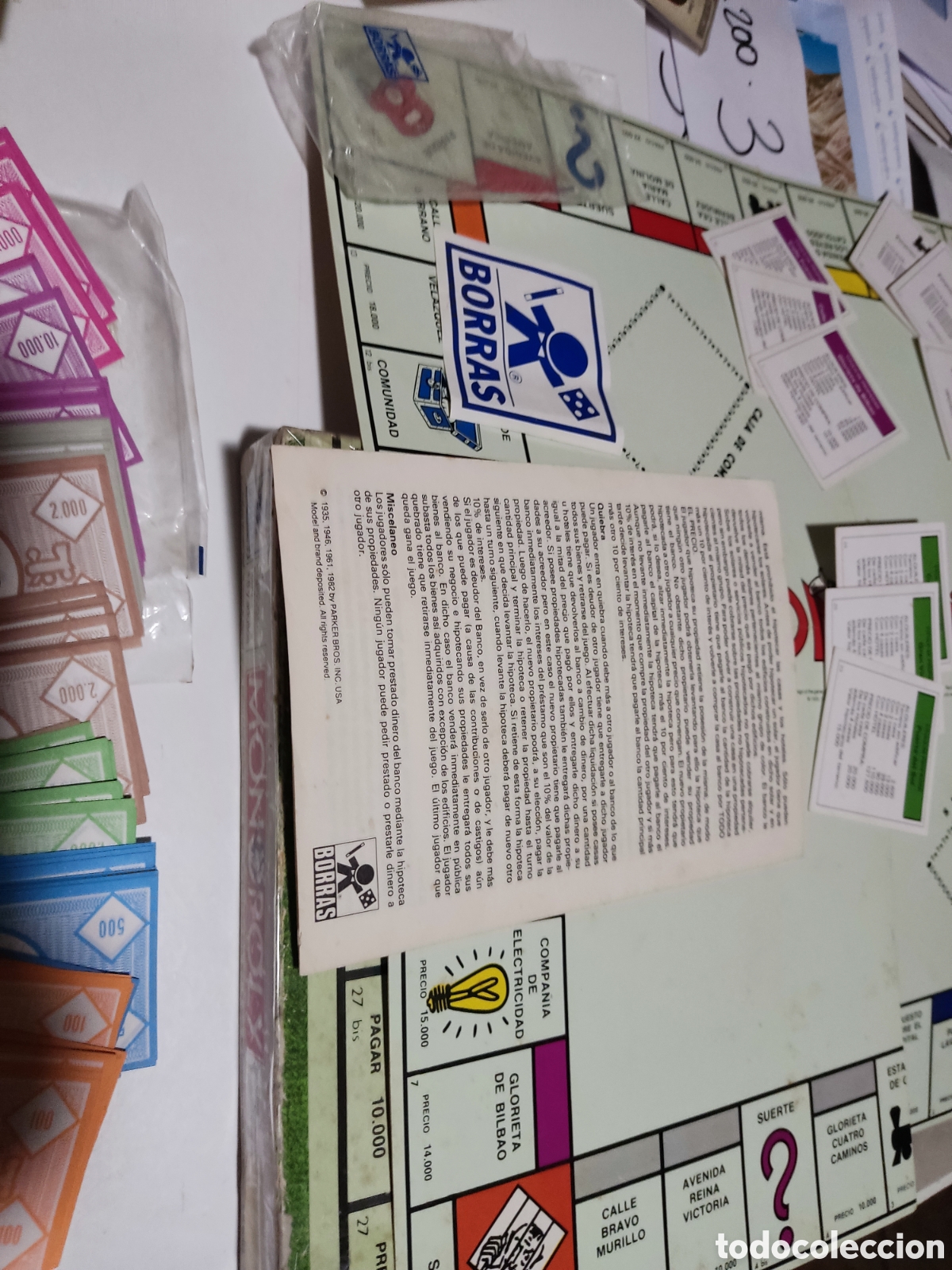 Juegos de mesa: Juego de Monopoly,Borras Plana, Matar&oacute; 1982 - Foto 3