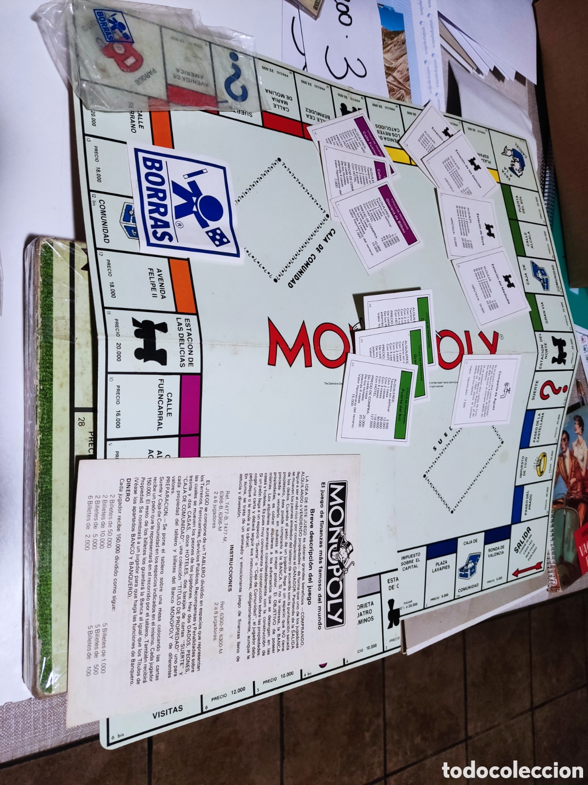 Juegos de mesa: Juego de Monopoly,Borras Plana, Matar&oacute; 1982 - Foto 1