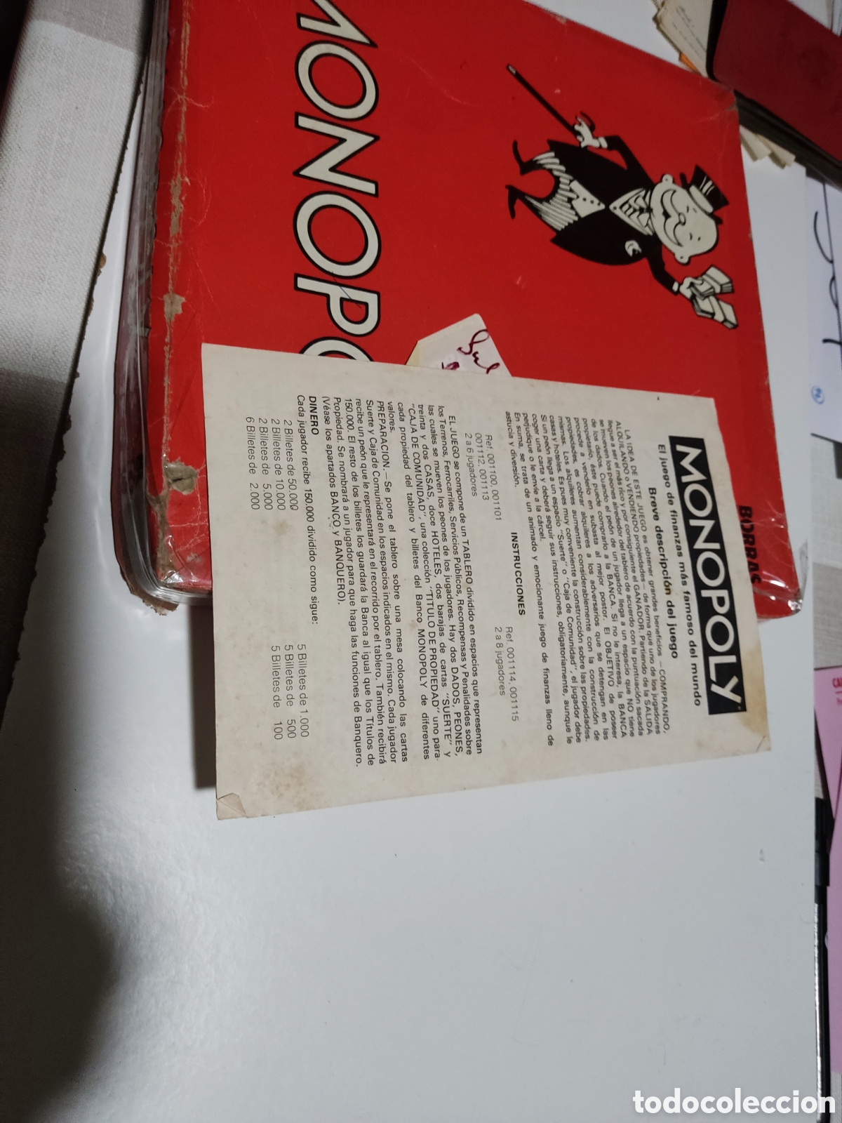 Juegos de mesa: Monopoly Borras Plana, Matar&oacute; 1982 - Foto 9