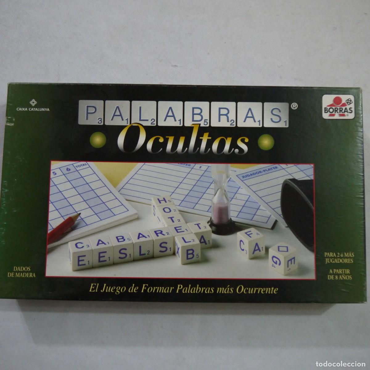 Juegos de mesa: PALABRAS OCULTAS - BORR&Aacute;S - 2002 - Foto 1