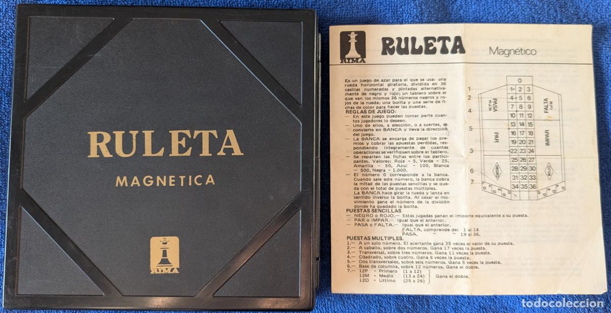 Juegos de mesa: La ruleta- Juego Magn&eacute;tico - RIMA &iexcl;Impecable! - Foto 2