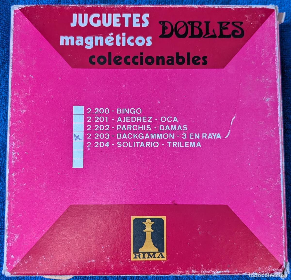 Juegos de mesa: Backgammon - 3 en Raya - Juego Magn&eacute;tico - RIMA - Foto 4