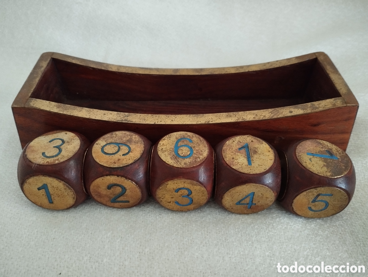 Juegos de mesa: Antigua Ruleta y Dados. - Foto 2